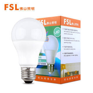 佛山照明（FSL）LED灯泡节能7W大功率E27水晶球泡日光色6500K*3件30.96元（合10.32元/件）-京东商城优惠券免费领取