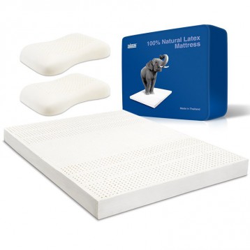 TAIPATEX100%纯天然亚马逊海外购优惠券泰国乳胶床垫1.5米送2个乳胶枕3.3折直邮中国￥1648