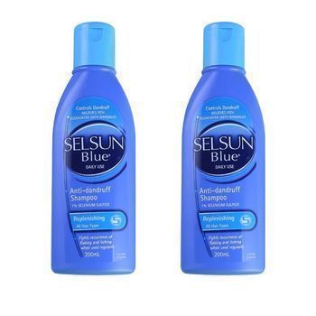 17日0点：SelsunBlue特效去屑止痒洗发水蓝盖200ml2瓶装*3件205元包邮包税（用券）