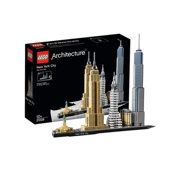 LEGO乐高建筑系列21028苏宁优惠券NewYorkCity纽约城285.9元包邮