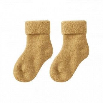 网易考拉Purrfectdiary儿童纯色保暖羊绒袜单双装中筒袜9.9元包邮