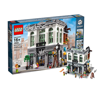 LEGO乐高街景系列10251积木银行1088元包税包邮