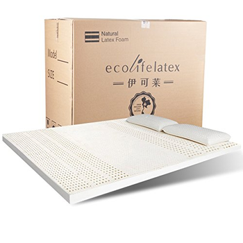 ECOLIFELATEX亚马逊全球购优惠券伊可莱泰国进口七区乳胶床垫5cm*1647.8元包邮