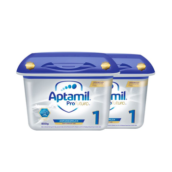 Aptamil爱他美新白金版婴儿配方奶粉1段800g2罐404.8元含税包邮