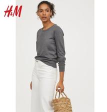 双11预售：H&MHM0591334女士薄款针织衫低至36.9元（需定金，11日尾款）-天猫