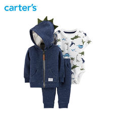 Carters连身衣长裤外套3件套男婴童针织套装16545810169元-天猫