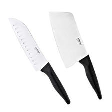 国内不锈钢厨具第一品牌凌丰家用菜刀多用刀两件套29元包邮-天猫