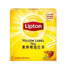 ￥39.9立顿黄牌红茶茶包斯里兰卡茶叶袋泡茶100包/袋-天猫