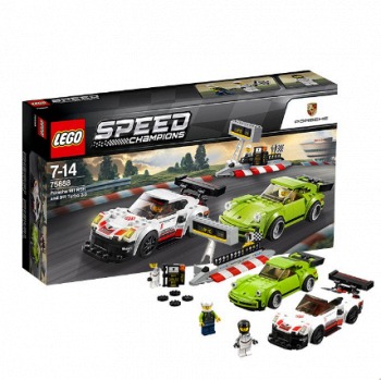 LEGO乐高超级赛车速度冠军系列75888保时捷911RSR&Turbo3.0229元包邮包税（约原价5.1折）
