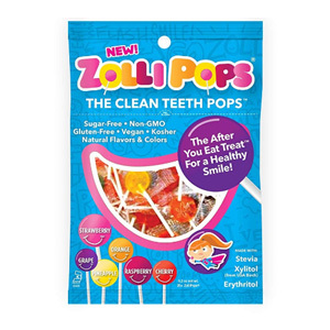 ￥111.83Zollipops祖莉防蛀牙清洁牙齿木糖醇棒棒糖多种口味75支
