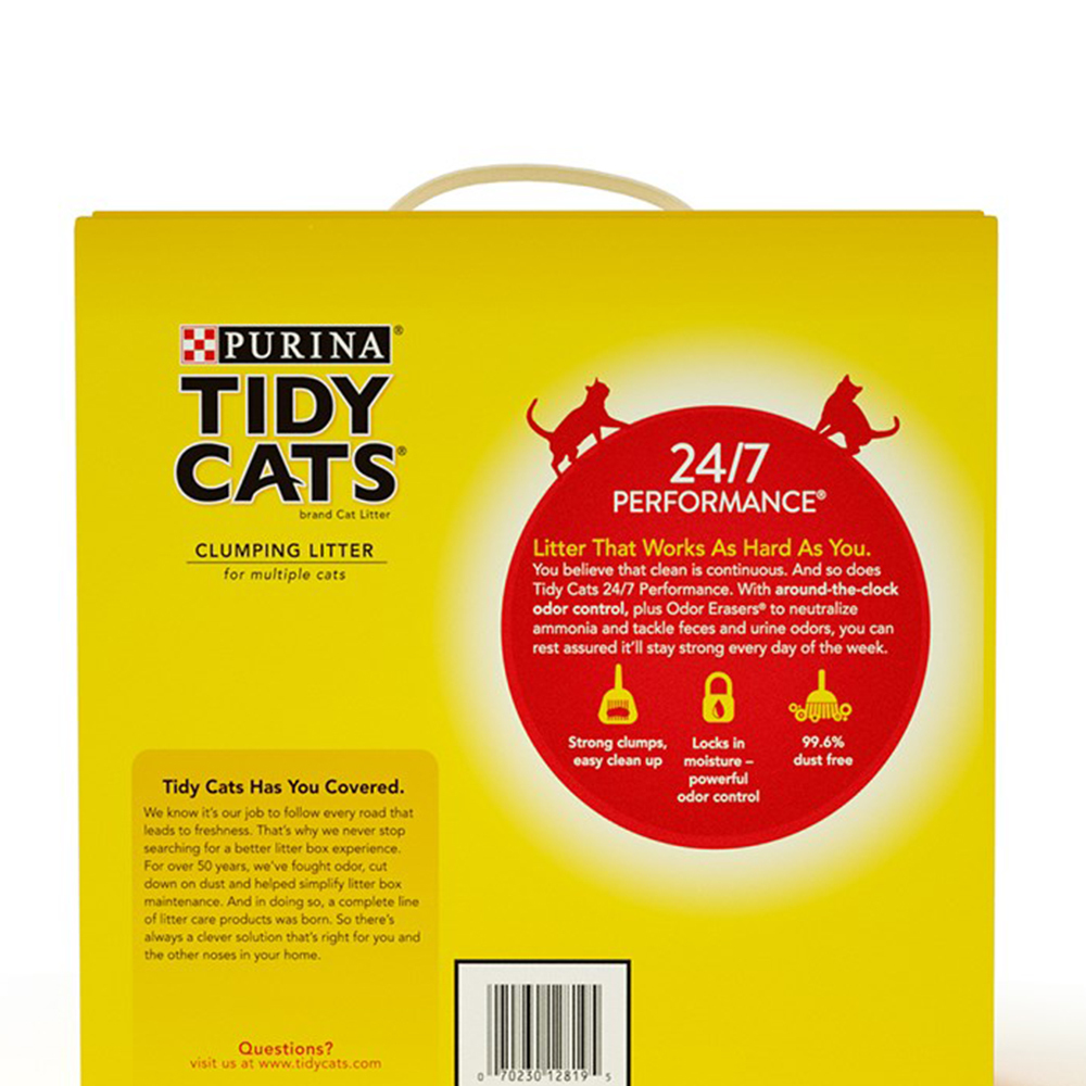 ￥253.5TidyCats泰迪宠物猫砂膨润土砂持续吸附型12.3kg*2件-天猫