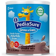 美国雅培PediaSure小安素助成长婴幼儿营养奶粉巧克力味400g*6罐￥449.17