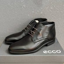 43码，ECCO爱步Melbourne墨本系列男士真皮短靴621614￥461.89