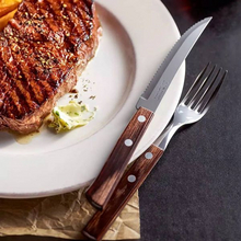 美洲百年厨具品牌，Tramontina查蒙蒂纳巴西产牛排刀叉餐具8件套￥147.98
