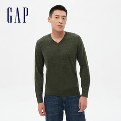 21日0点、双11预售：Gap盖璞485412男装长袖针织衫￥46