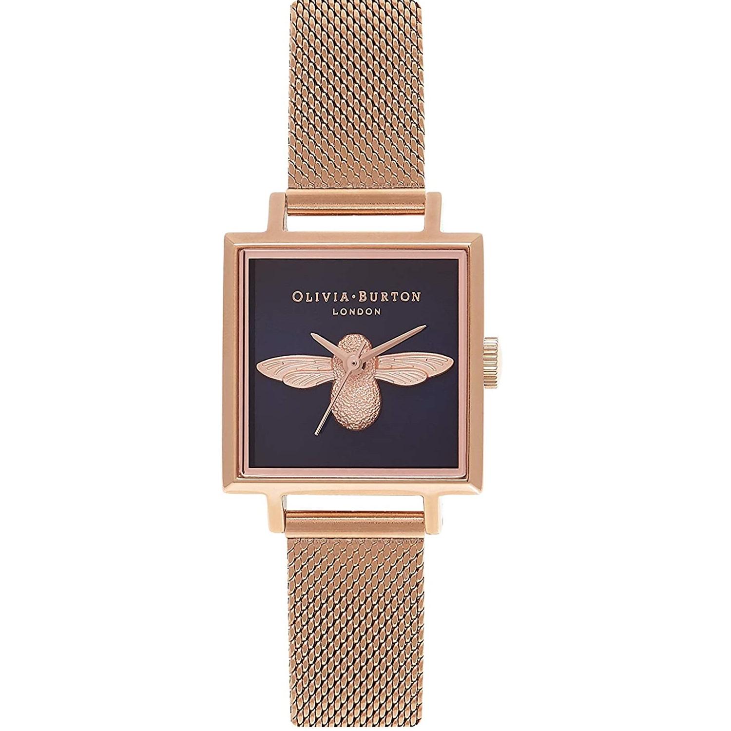 【中亚Prime会员】OliviaBurton时尚蜜蜂玫瑰金女士手表到手价637元