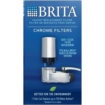 BRITA碧然德水龙头净水系统专用替换过滤器1个装（镀铬不含龙头底座）亚马逊海外购￥274.33英国直邮
