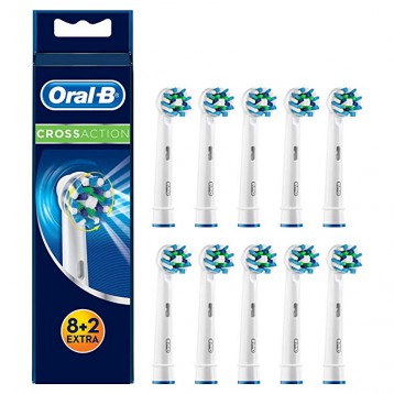 OralB欧乐BCrossAction多角度清洁型刷头10支亚马逊海外购￥216.06元德淘