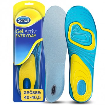 自粘凝胶鞋底：SchollGelActiv每日鞋垫（4046.5码）亚马逊海外购限时￥72.35德淘