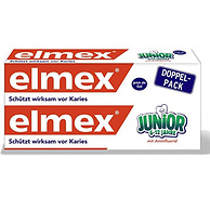 瑞士百年老牌，防龋齿，可吞咽：75mlx2支Elmex612岁儿童牙膏Prime直邮到手76元