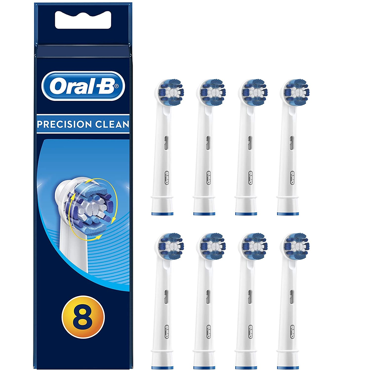OralB欧乐BPrecisionClean电动牙刷头8支装凑单到手价￥135.95/件