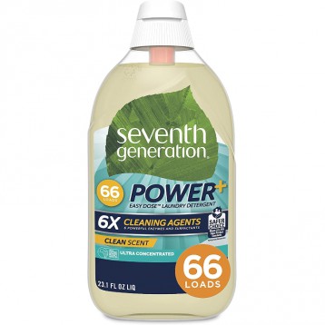 超强洁力66次洗涤：SeventhGeneration七世代PowerPlus超浓缩洗衣液清香型亚马逊海外购￥119.40元海淘